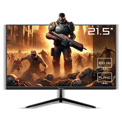 Monitor Xzeal 21.5 XST 580-1 Panel Plano VA HD 100Hz 5ms 1xVGA + 1xHDMI + 1xDC + Vesa 75x75mm Negro - Monitor Xzeal 21.5 XST 580-1 Panel Plano VA HD 100Hz 5ms 1xVGA + 1xHDMI + 1xDC + Vesa 75x75mm Negro -